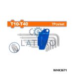 Jeu 7 cle torx courte-Wadfow