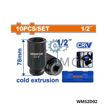 Jeu de 10 douilles long-Wadfow