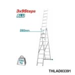 TOTAL echelle 3 elements 9 marches THLAD03391