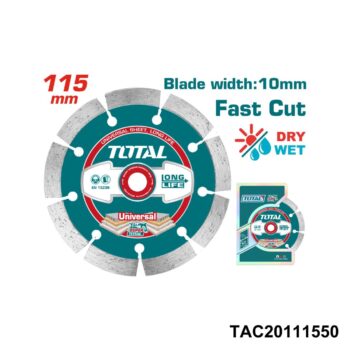 TOTAL disque diamant universel 115x22.2mm TAC2111153