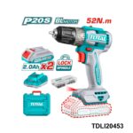 TOTAL visseuse 52nm a/2b brushless + acc TDLI20453