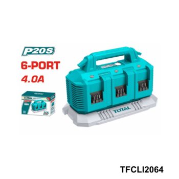 TOTAL chargeur batterie 4ah 6en1 TFCLI2064