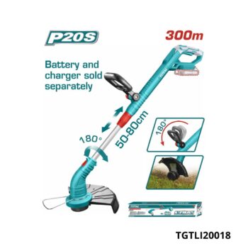TOTAL debrousailleuse 30mm sans fil TGTLI20018