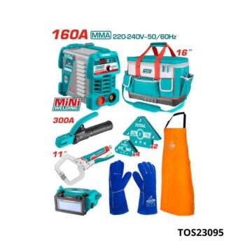 TOTAL coffret 8 pcs poste 160amp + accessoires TOS23095