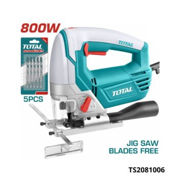 TOTAL scie sauteuse 800w + 5 lame TS2081006