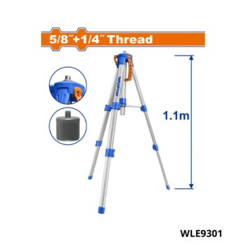 WADFOW trepieds aluminium 1.10m 5/8 + 1/4 WLE9301