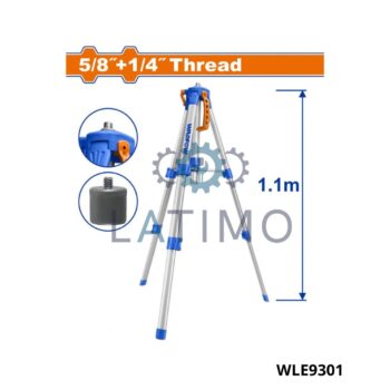 Trepieds aluminium 1.10m 5/8 + 1/4-Wadfow