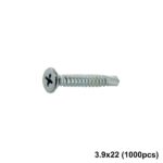 Vis auto-perceuse 3.9x22 1000 pcs