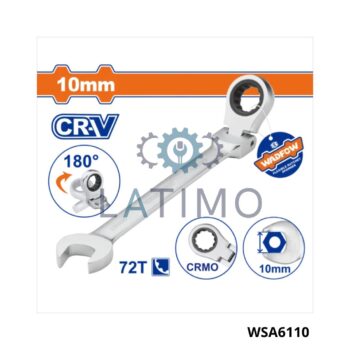 Cle mixte a cliquet rev 10mm-Wadfow