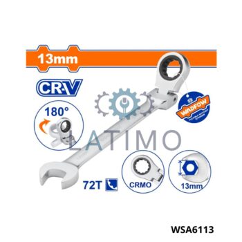 Cle mixte a cliquet rev 13mm-Wadfow