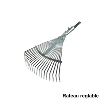 Râteau reglable 22 dents