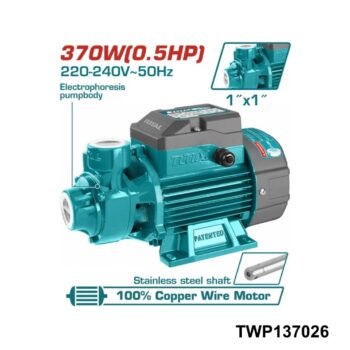TOTAL Pompe a eau 0.5hp turb TWP137026
