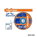 WADFOW Disque ebarb acier 125x6mm WAC1353