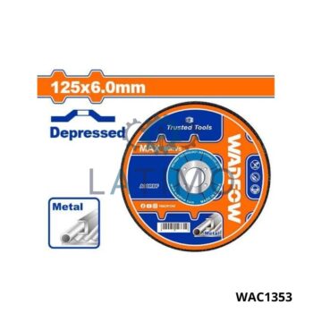 WADFOW Disque ebarb acier 125x6mm WAC1353
