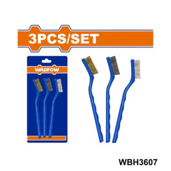 WADFOW Jeu 3 brosses mtq a main 7" WBH3607