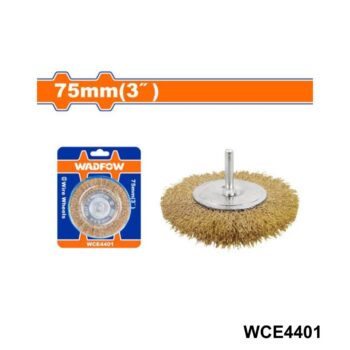 WADFOW Brosse mtq plate a tige 75mm WCE4401