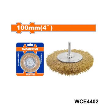 WADFOW Brosse mtq plate a tige 100mm WCE4402
