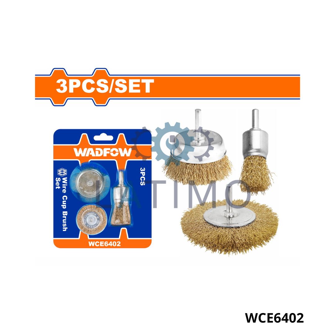 WADFOW Jeu 3 brosses mtq WCE6402 Jeu 3 brosses mtq-Wadfow