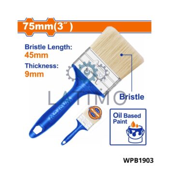 Pinceau plat plastique 75mm-Wadfow