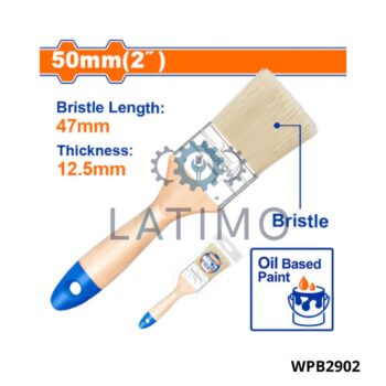 WADFOW Pinceau plat bois 50mm WPB2902