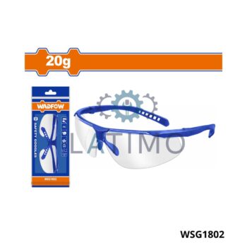 Lunette protection transparente Bleue -Wadfow