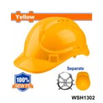 WADFOW Casque de protection jaune WSH1302