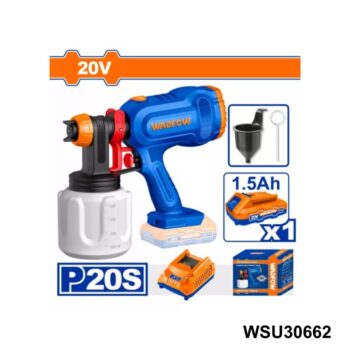 WADFOW Pistolet de peinture sans fil 20v WSU30662