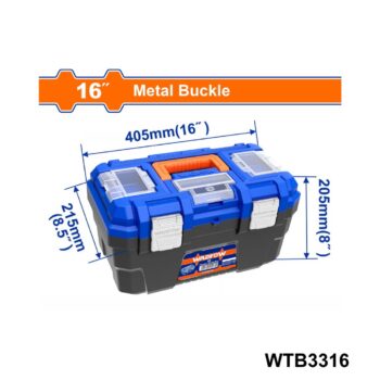 WADFOW Caisse outils plastique 16" WTB3316