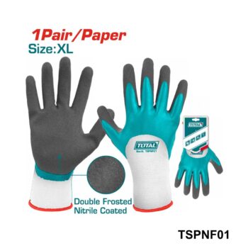 TOTAL Gant enduits de nitrile givre TSPNF01