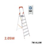 SARAYLI Escabeau aluminium 7 marches 2.05m