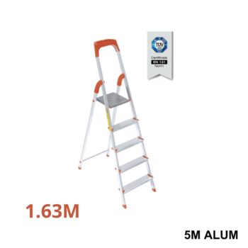 SARAYLI Escabeau aluminium 5 marches 1.63m