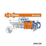 WADFOW Jeu 9 cles male long crv WHK1291