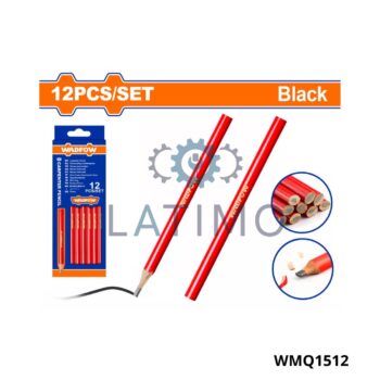 Crayon noir 12 pcs-Wadfow