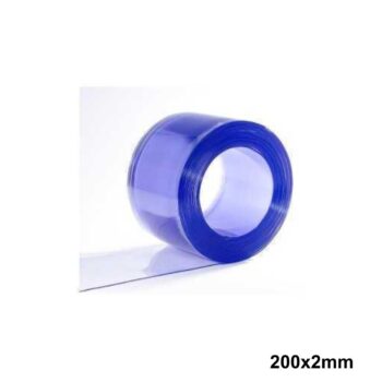 Laniere pvc transparent 200x2mm 1 metre lineaire (ml)