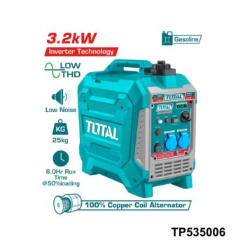 TOTAL Groupe electrogene inverter silencieux 3200w essence TP535006