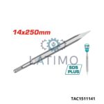 Burin sds plus pointu 14x250mm-Total