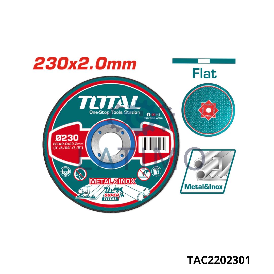 TOTAL Disque a tronconner 230mx2.0mm TAC2202301 Disque a tronconner 230mx2.0mm-Total