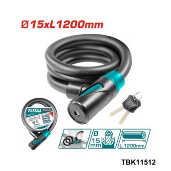TOTAL Antivol velo 15x1200mm TBK11512