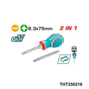 TOTAL Tournevis 2en1 THT250216
