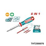 TOTAL Tournevis 6en1 THT2506076