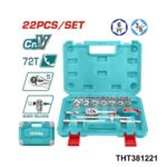 TOTAL Jeu 22 douilles 3/8" THT381221