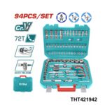 TOTAL Jeu 94 douilles 1/2" + 1/4" THT421942
