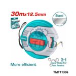 Roulette metallique 30mx125mm-Total