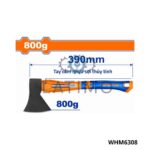 Hachette m/fibre 800gr 390mm-Wadfow