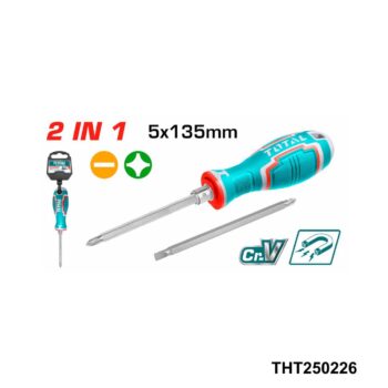 TOTAL Tournevis 2en1 THT250226