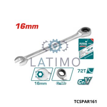 Cle mixte a cliquet 16mm-Total