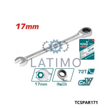 Cle mixte a cliquet 17mm-Total