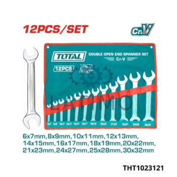 Jeu 12 cles a fourche 06-32mm-Total