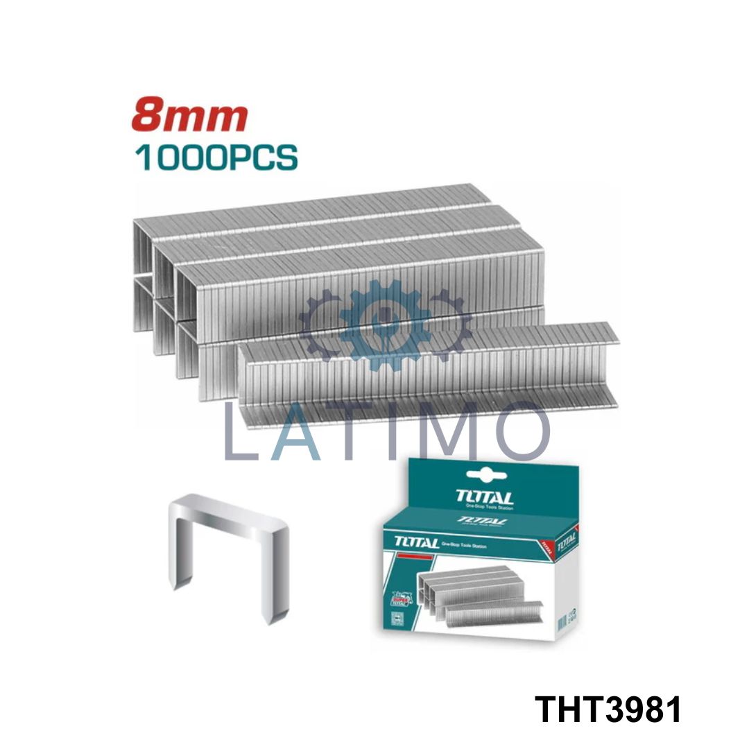 TOTAL Agrafes 8mm THT3981 Agrafes 8mm-Total