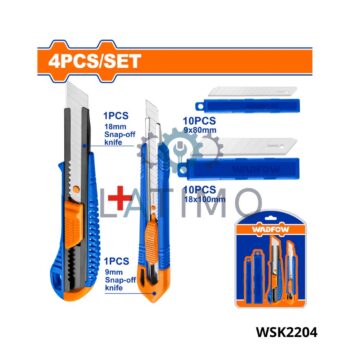 Jeu 2 cutteur 9+18+20 lame-Wadfow